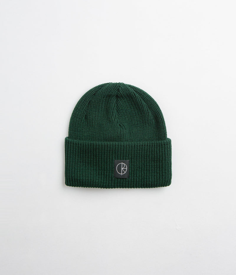 Polar Merino Beanie in Dark Green