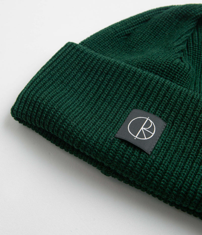 Polar Merino Beanie in Dark Green