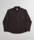 Polar Mitchell Flannel Shirt in Navy and Brown