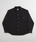 Polar Mitchell Herringbone Shirt in Black