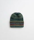 Polar Multi Beanie in Blue and Wine / Green