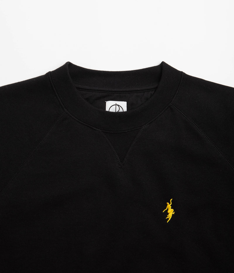 Polar No Comply Default Crewneck Sweatshirt in Black