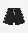 Polar P Stripe City Swim Shorts in Black
