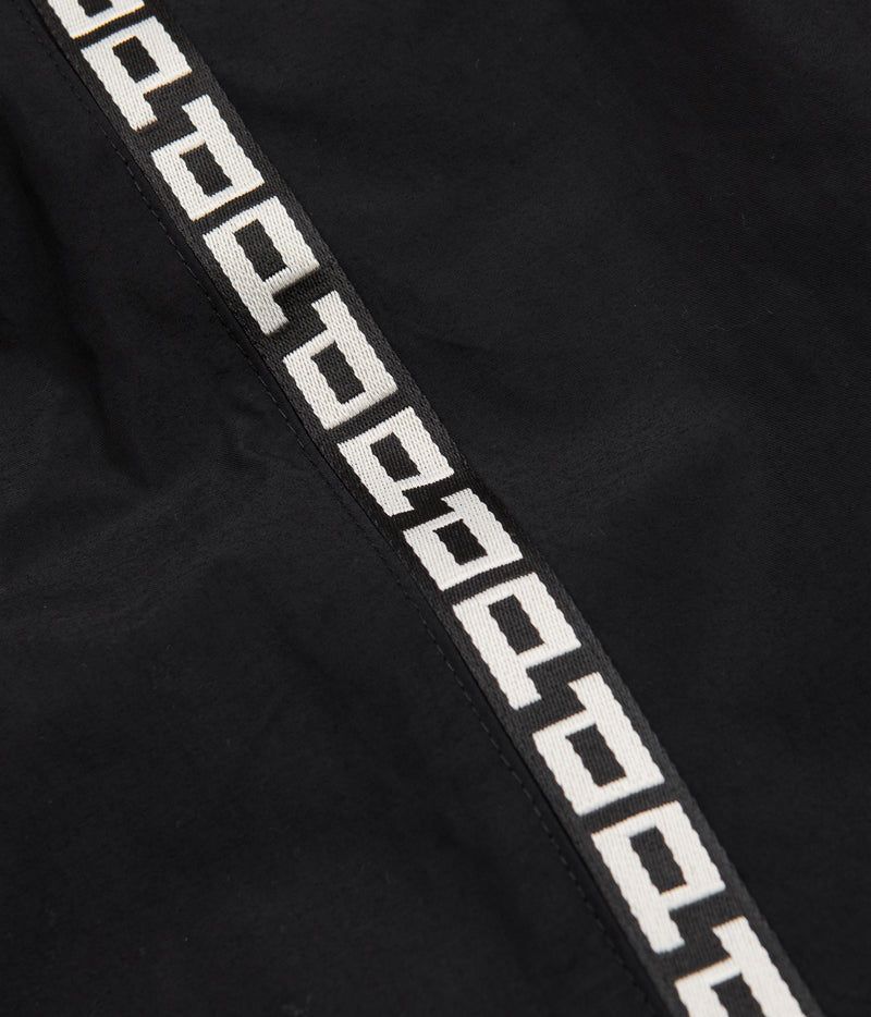 Polar P Stripe City Swim Shorts in Black