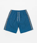 Polar P Stripe City Swim Shorts in Police Blue
