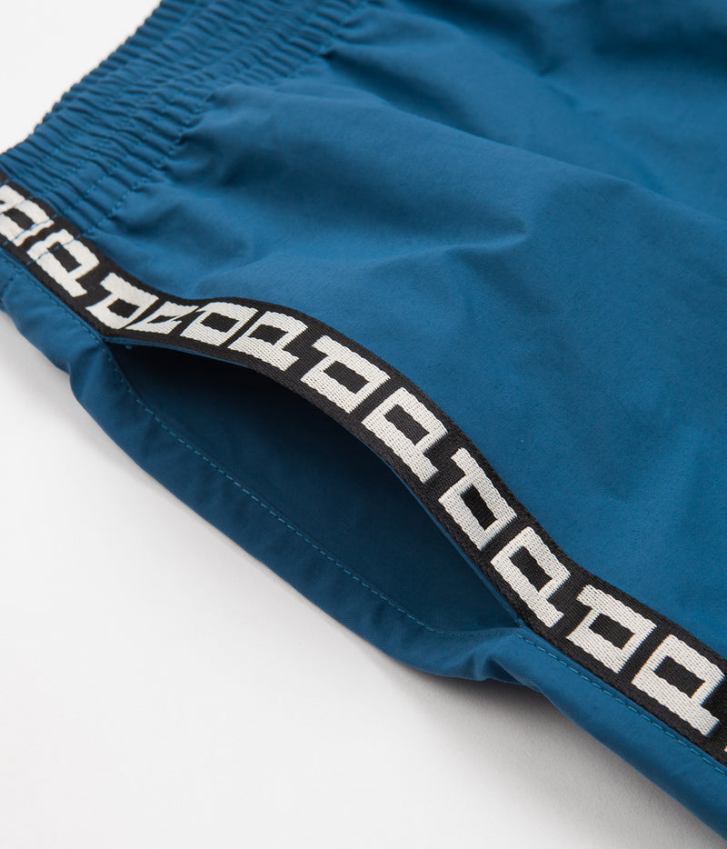 Polar P Stripe City Swim Shorts in Police Blue