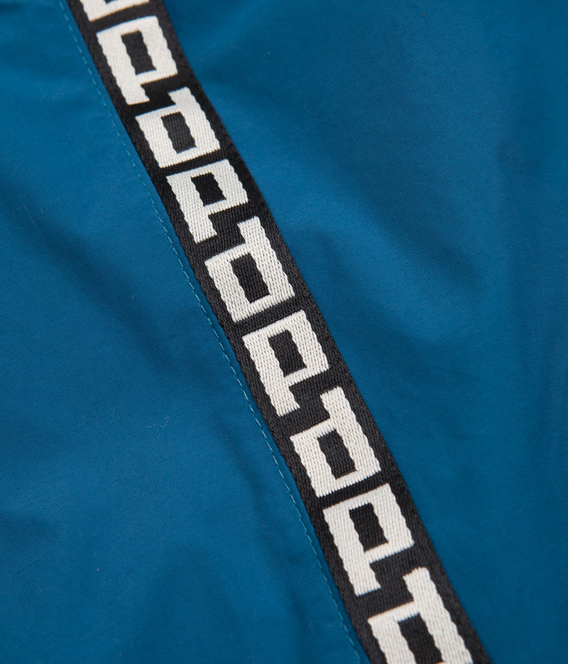 Polar P Stripe City Swim Shorts in Police Blue