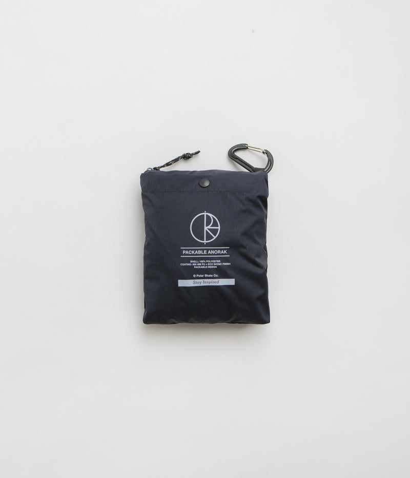 Polar Packable Anorak Jacket in Navy