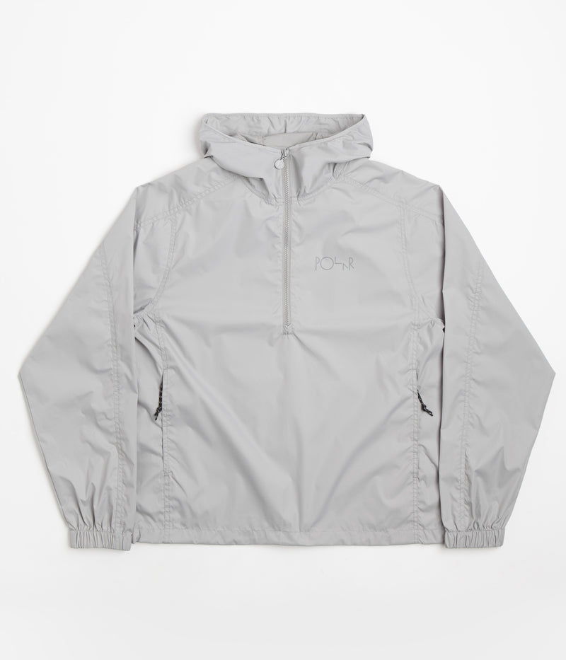 Polar Packable Anorak Jacket in Silver