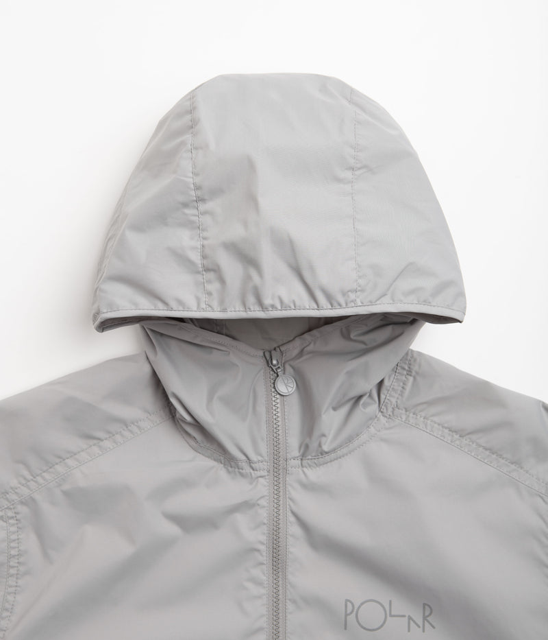 Polar Packable Anorak Jacket in Silver