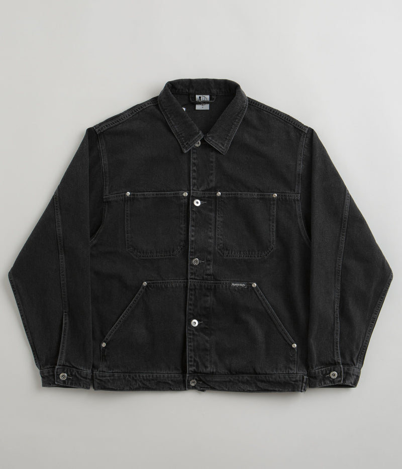Polar Patrik Denim Jacket in Silver Black