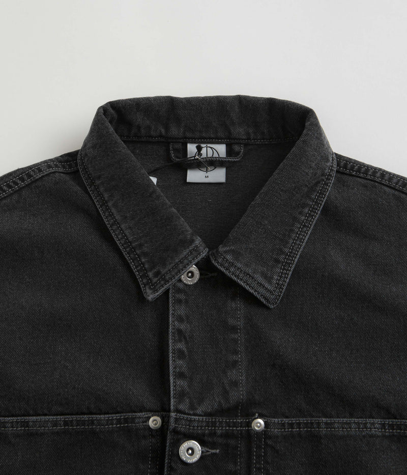Polar Patrik Denim Jacket in Silver Black
