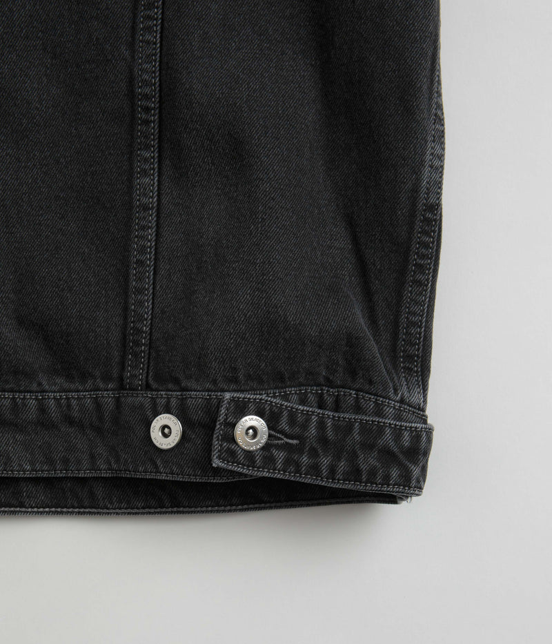 Polar Patrik Denim Jacket in Silver Black