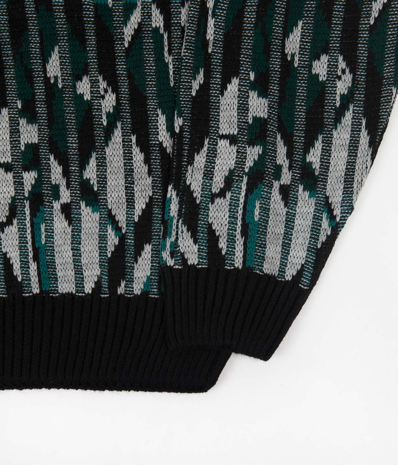 Polar Paul Knit Sweatshirt in Black