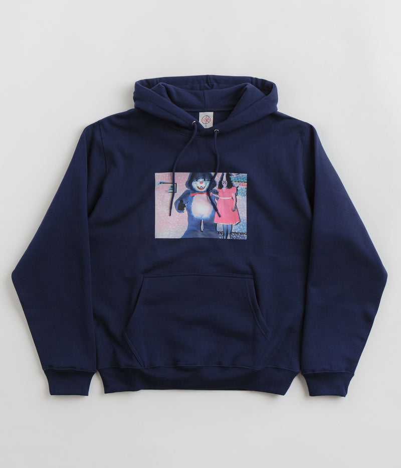 Polar Pink Dress Dave Hoodie in Dark Blue