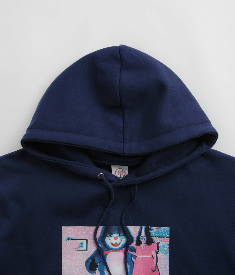 Polar Pink Dress Dave Hoodie in Dark Blue