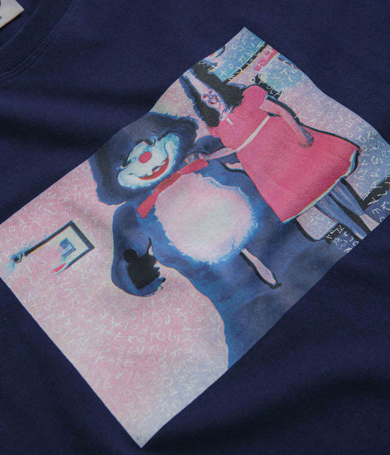Polar Pink Dress T-Shirt in Dark Blue