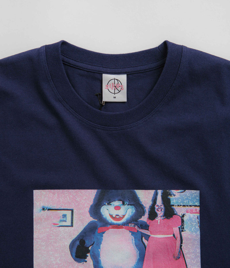 Polar Pink Dress T-Shirt in Dark Blue