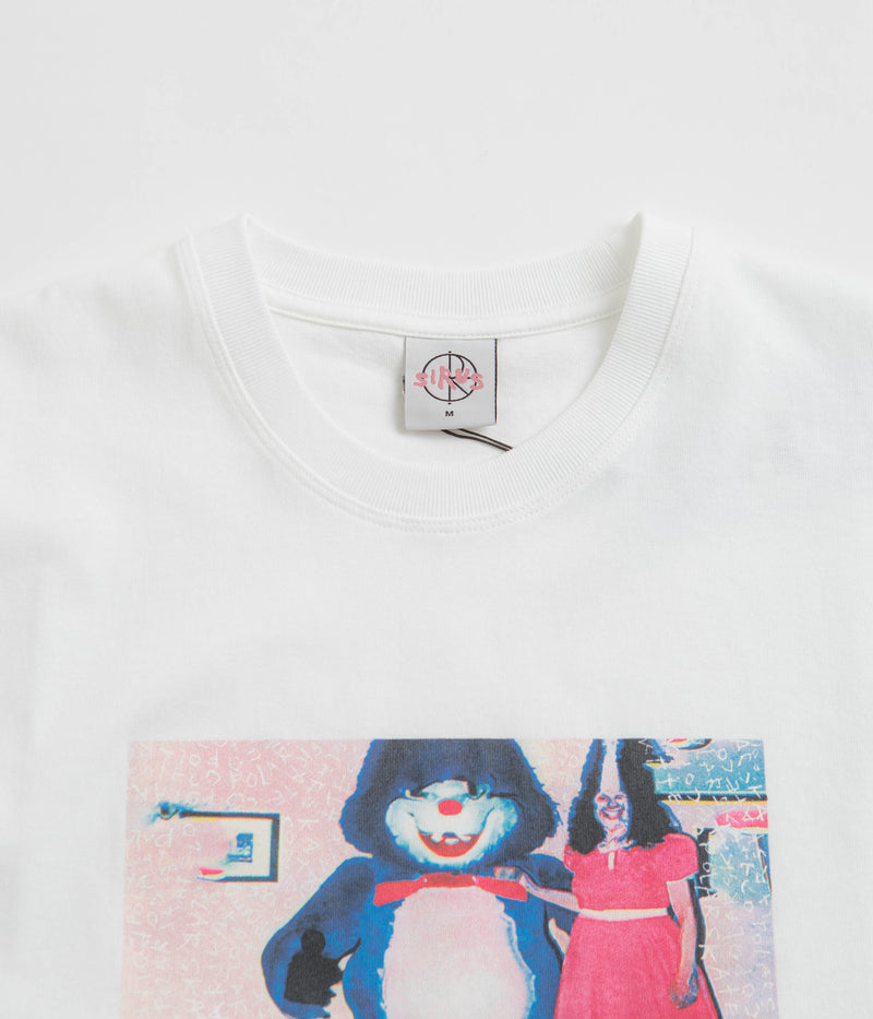Polar Pink Dress T-Shirt in White