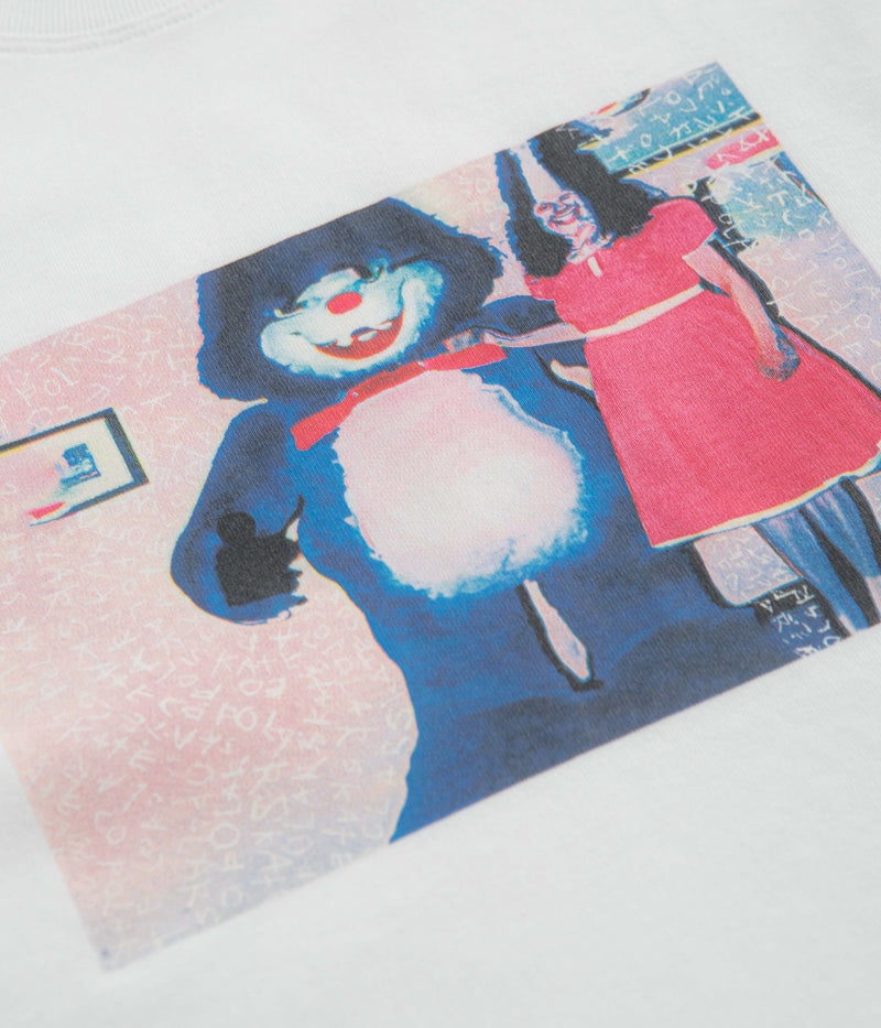 Polar Pink Dress T-Shirt in White