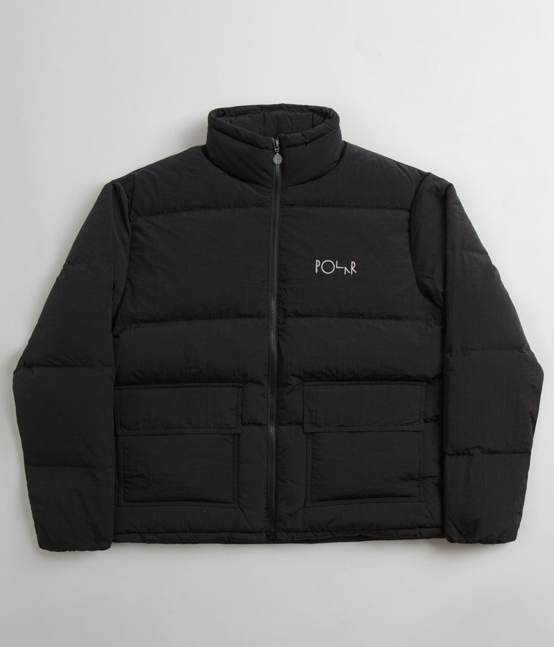 Polar Pocket Puffer Jacket in Black