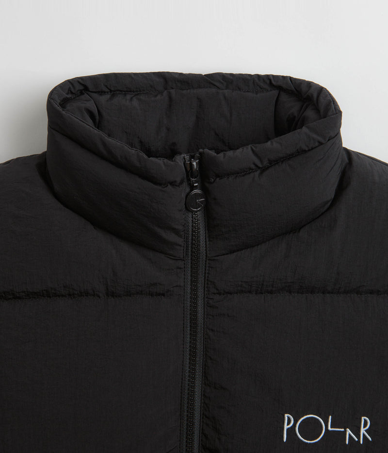 Polar Pocket Puffer Jacket in Black