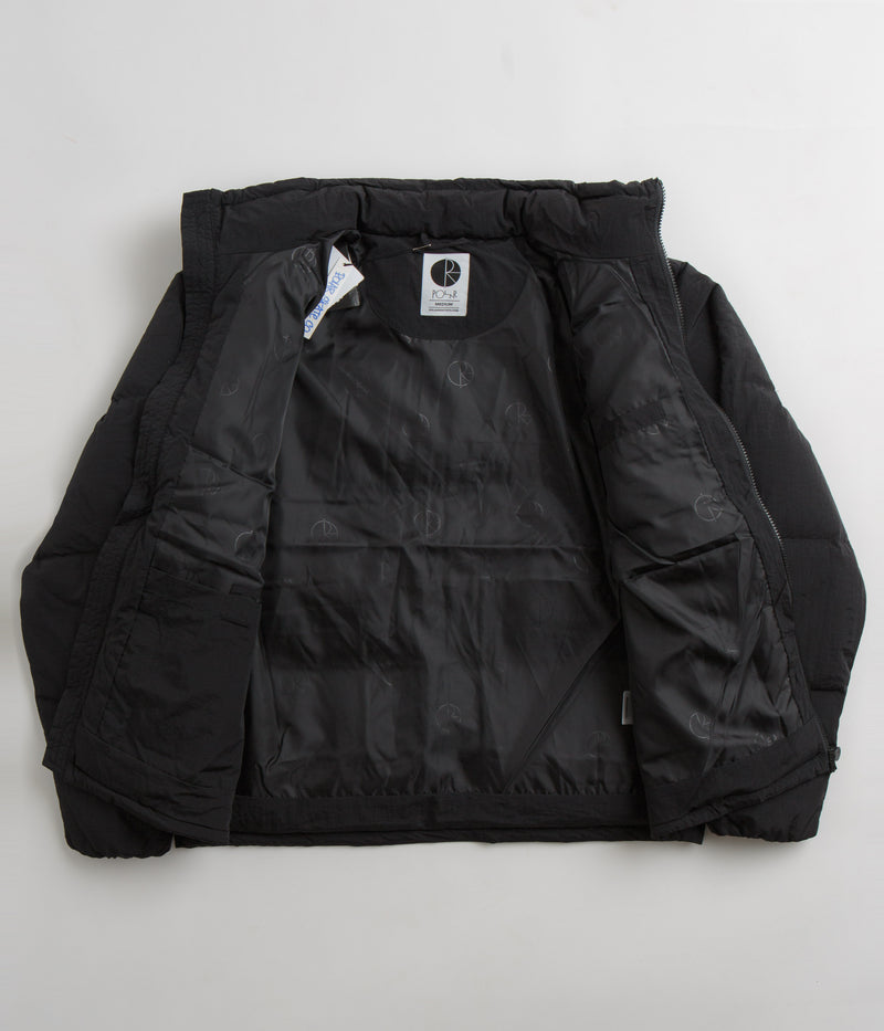 Polar Pocket Puffer Jacket in Black