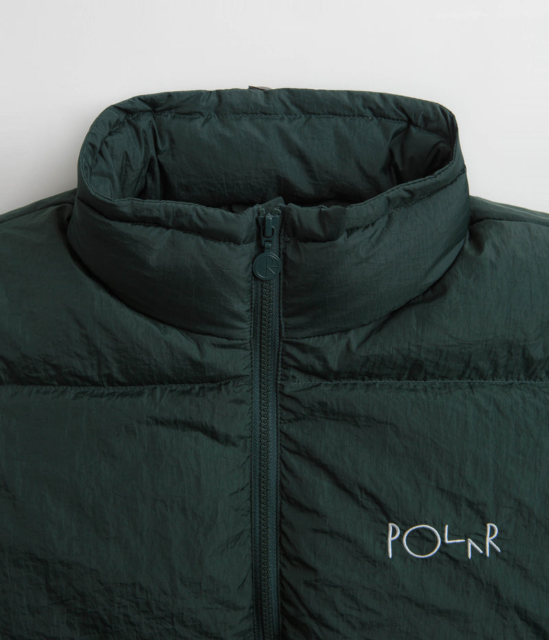 Polar Pocket Puffer Jacket in Dark Teal