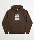 Polar Punch Dave Hoodie in Brown