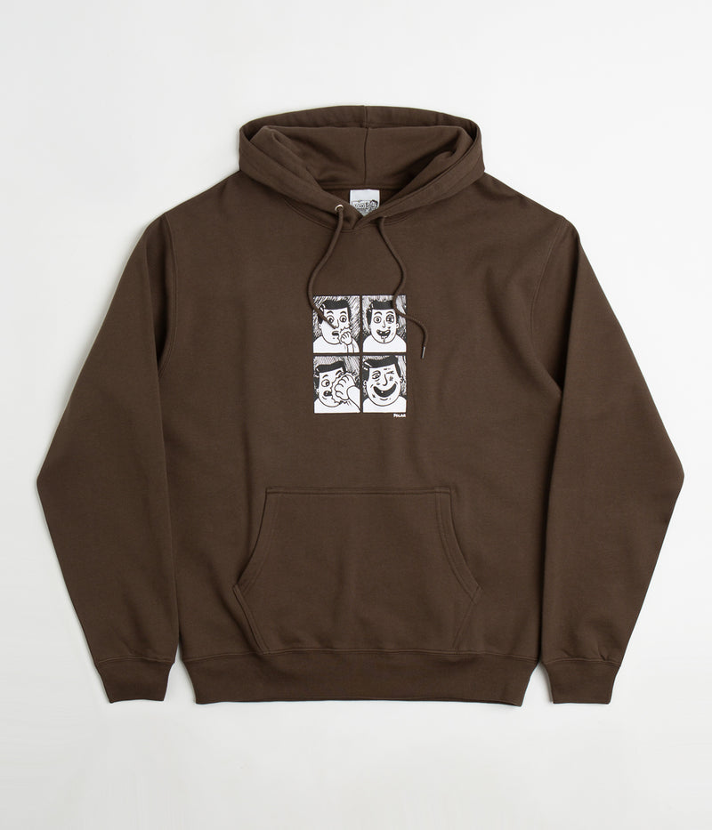 Polar Punch Dave Hoodie in Brown