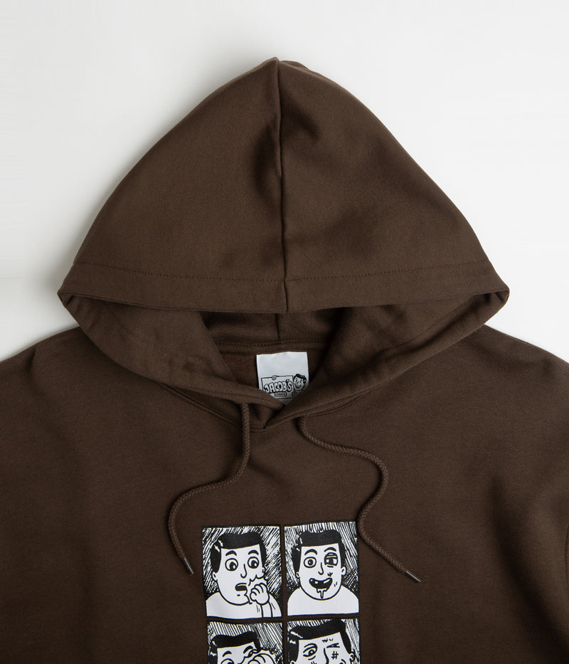 Polar Punch Dave Hoodie in Brown