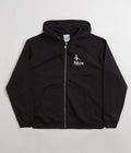 Polar Reaper Default Zip Hoodie in Black