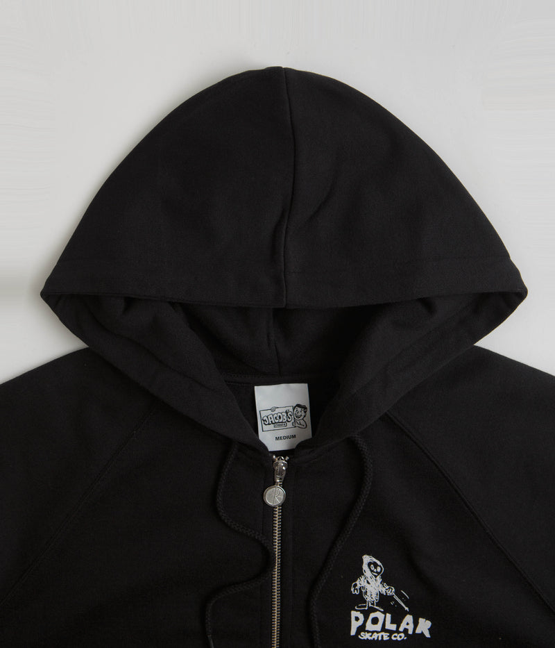 Polar Reaper Default Zip Hoodie in Black