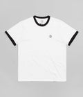 Polar Rios Ringer T-Shirt in White and Black
