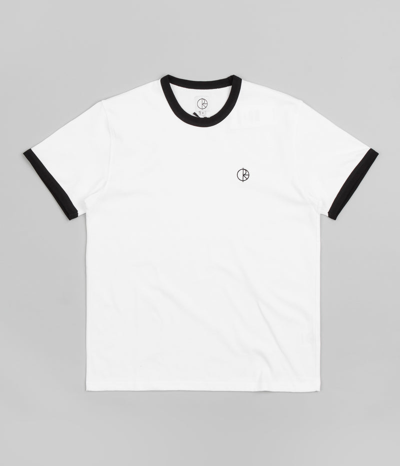 Polar Rios Ringer T-Shirt in White and Black