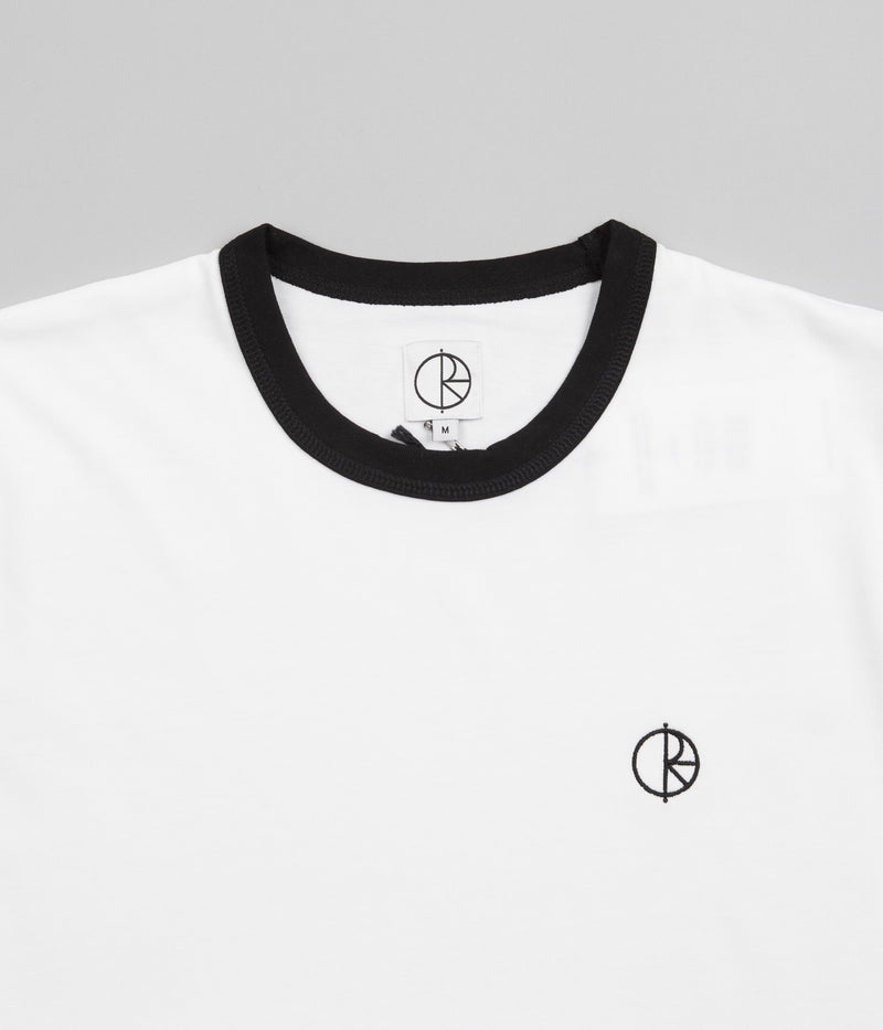 Polar Rios Ringer T-Shirt in White and Black
