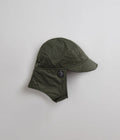 Polar Ripstop Luke Flap Cap in Grey Green
