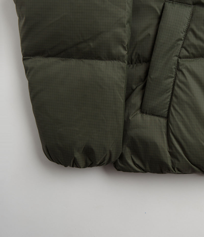 Polar Ripstop Soft Puffer Jacket in Grey Green