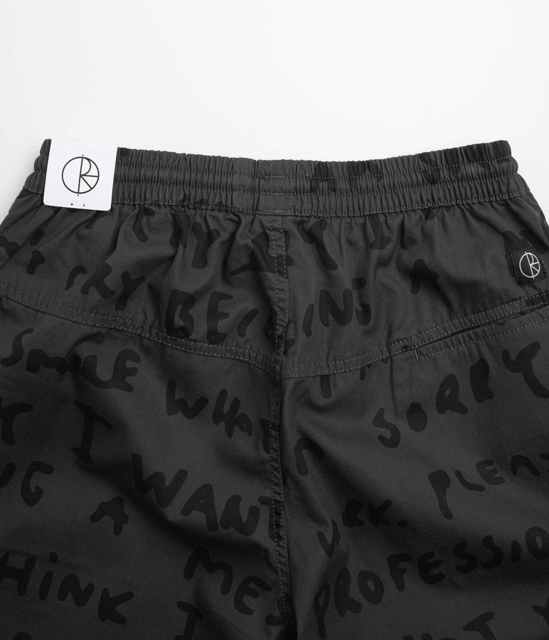 Polar Sad Notes Surf Pants in Graphite