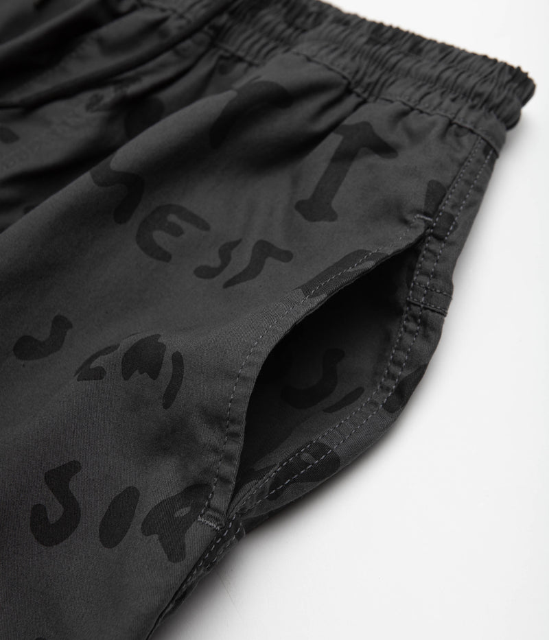 Polar Sad Notes Surf Pants in Graphite