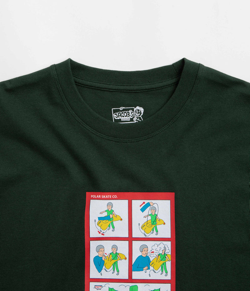Polar Safety on Board T-Shirt in Dark Green