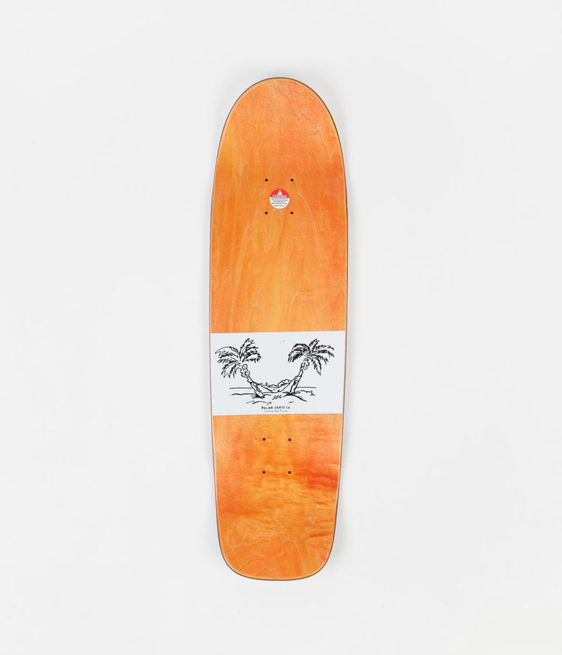 Polar Shin Sanbongi Freedom Wheel Well Surf Jr Shape Deck in White