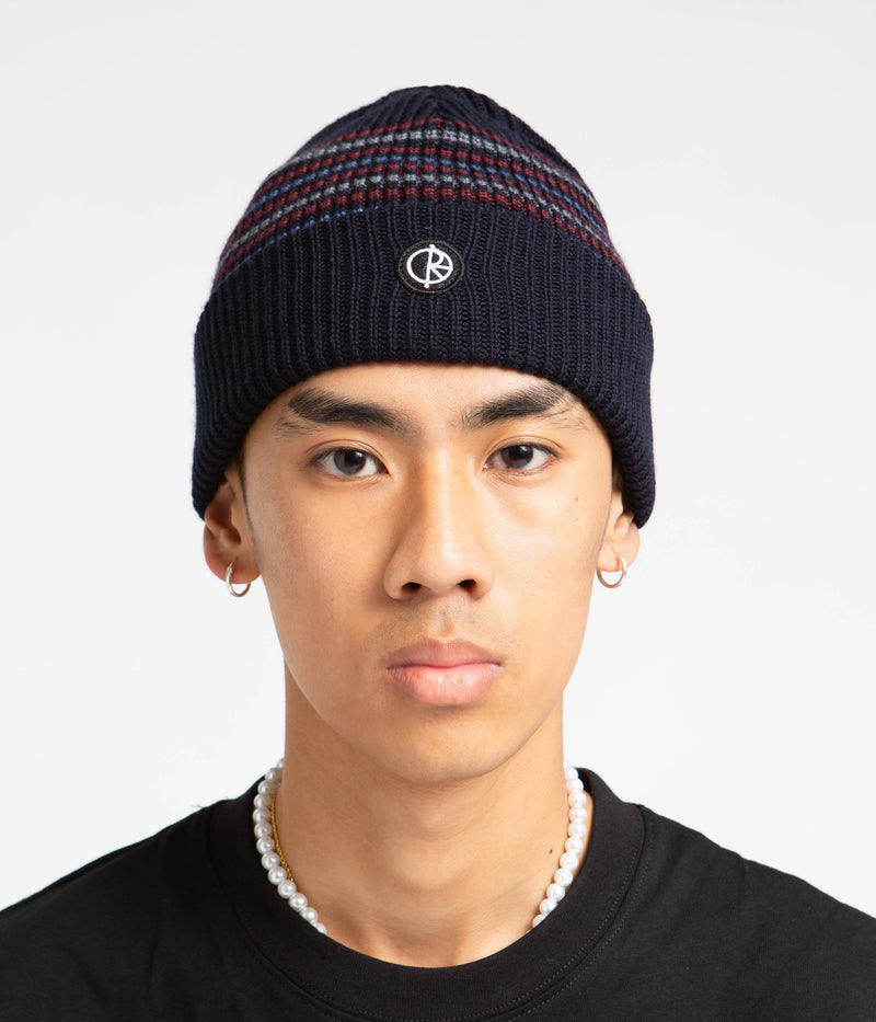 Polar Sonic Merino Beanie in Navy
