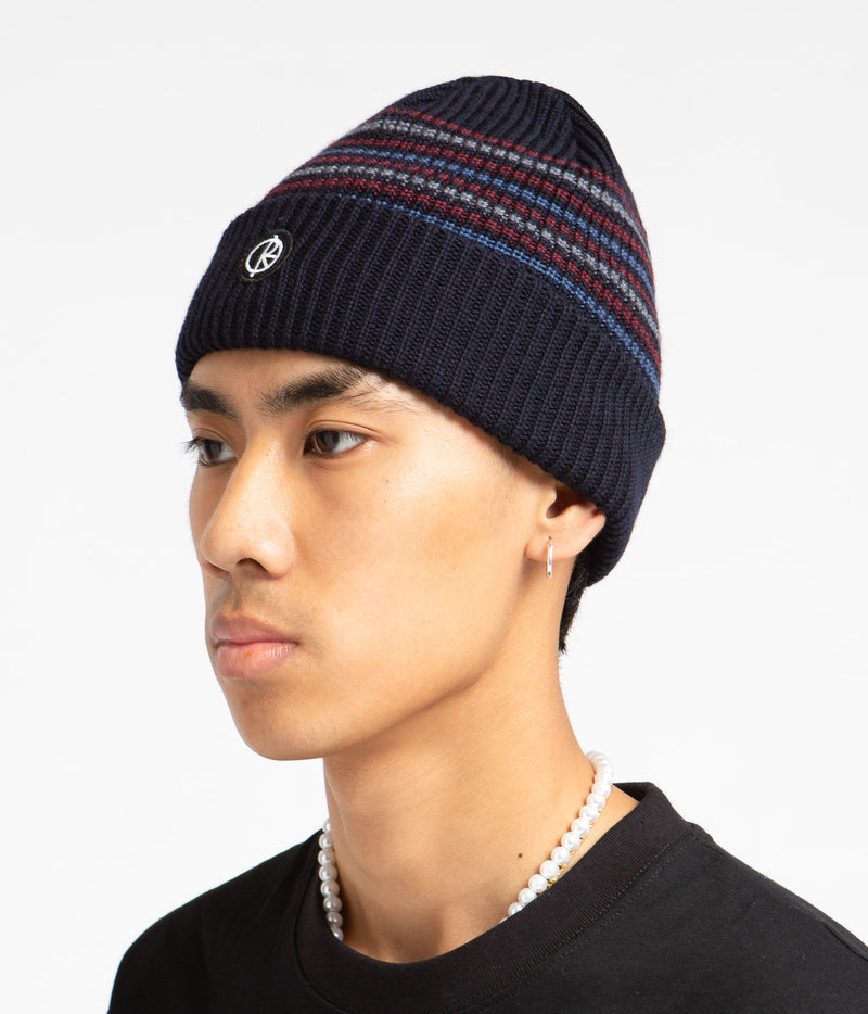Polar Sonic Merino Beanie in Navy