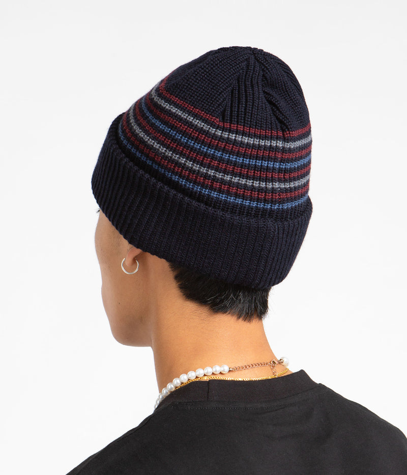 Polar Sonic Merino Beanie in Navy