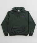 Polar Stretch Logo Dave Hoodie in Dark Teal