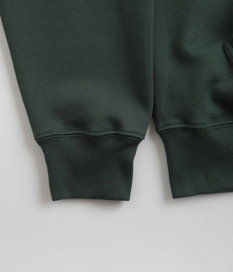 Polar Stretch Logo Dave Hoodie in Dark Teal
