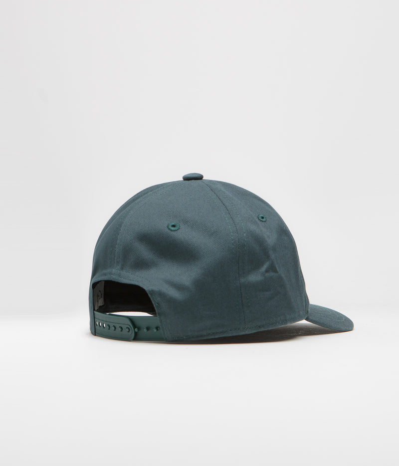 Polar Stretch Logo Twill Jake Cap in Dark Teal