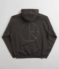 Polar Stroke Logo Dave Hoodie in Dirty Black
