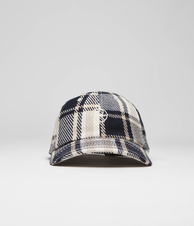 Polar Stroke Logo Flannel Cap in Navy